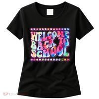 Retro 1960s Tie Dye Welcome Back To School Women's T-Shirt thumb 0