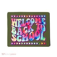 Retro 1960s Tie Dye Welcome Back To School Mousepad thumb 0