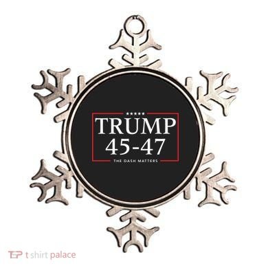Rattletrap 1776 Trump 45 47 The Dash Matters Graphic Ornament