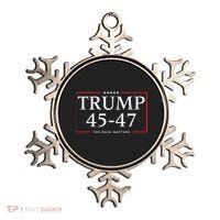 Rattletrap 1776 Trump 45 47 The Dash Matters Graphic Ornament thumb 0