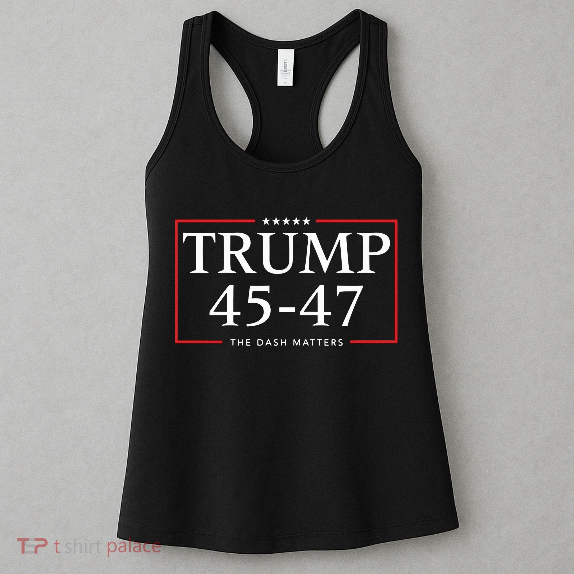 Rattletrap 1776 Trump 45 47 The Dash Matters Graphic Women's Tank Top