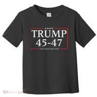 Rattletrap 1776 Trump 45 47 The Dash Matters Graphic Toddler T-Shirt thumb 0