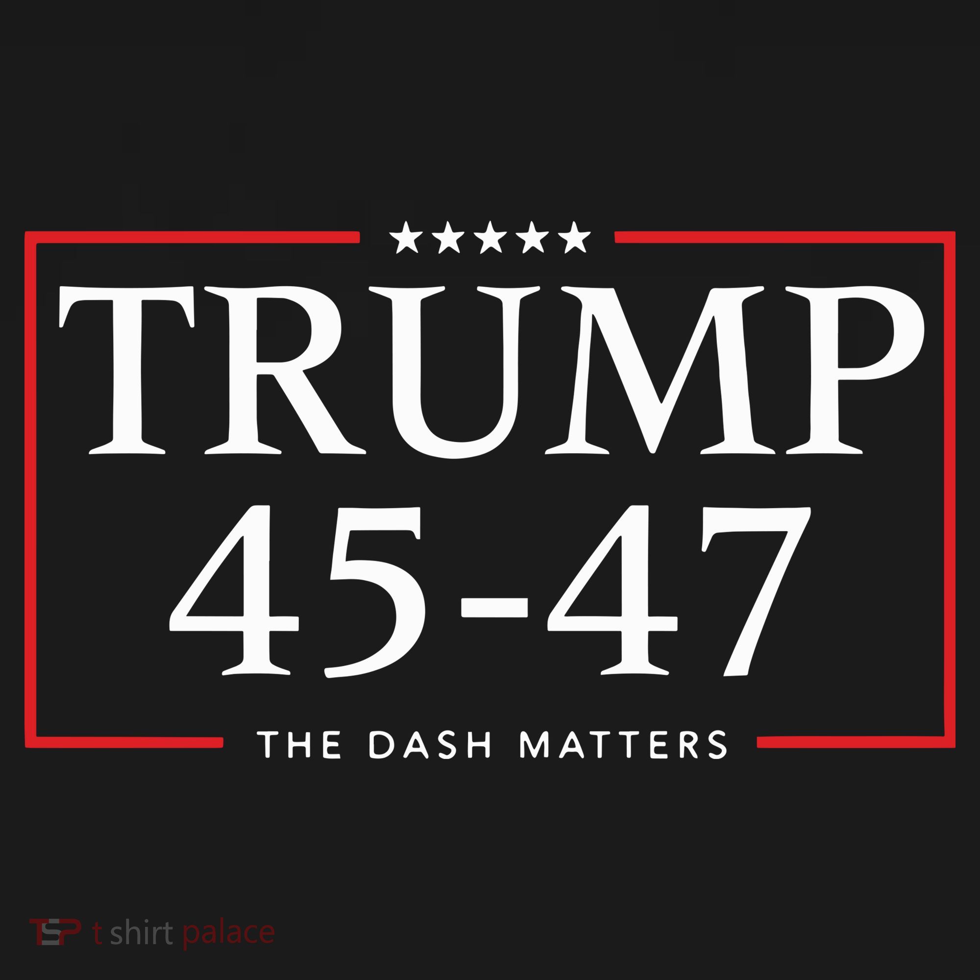 Rattletrap 1776 Trump 45 47 The Dash Matters Graphic Women's T-Shirt
