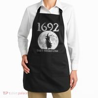 Retro 1692 They Missed One Witch Salem 1692 Halloween Witch Apron thumb 2