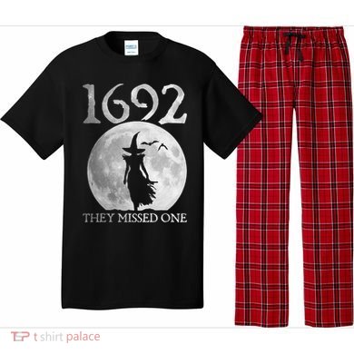 Retro 1692 They Missed One Witch Salem 1692 Halloween Witch Pajama Set