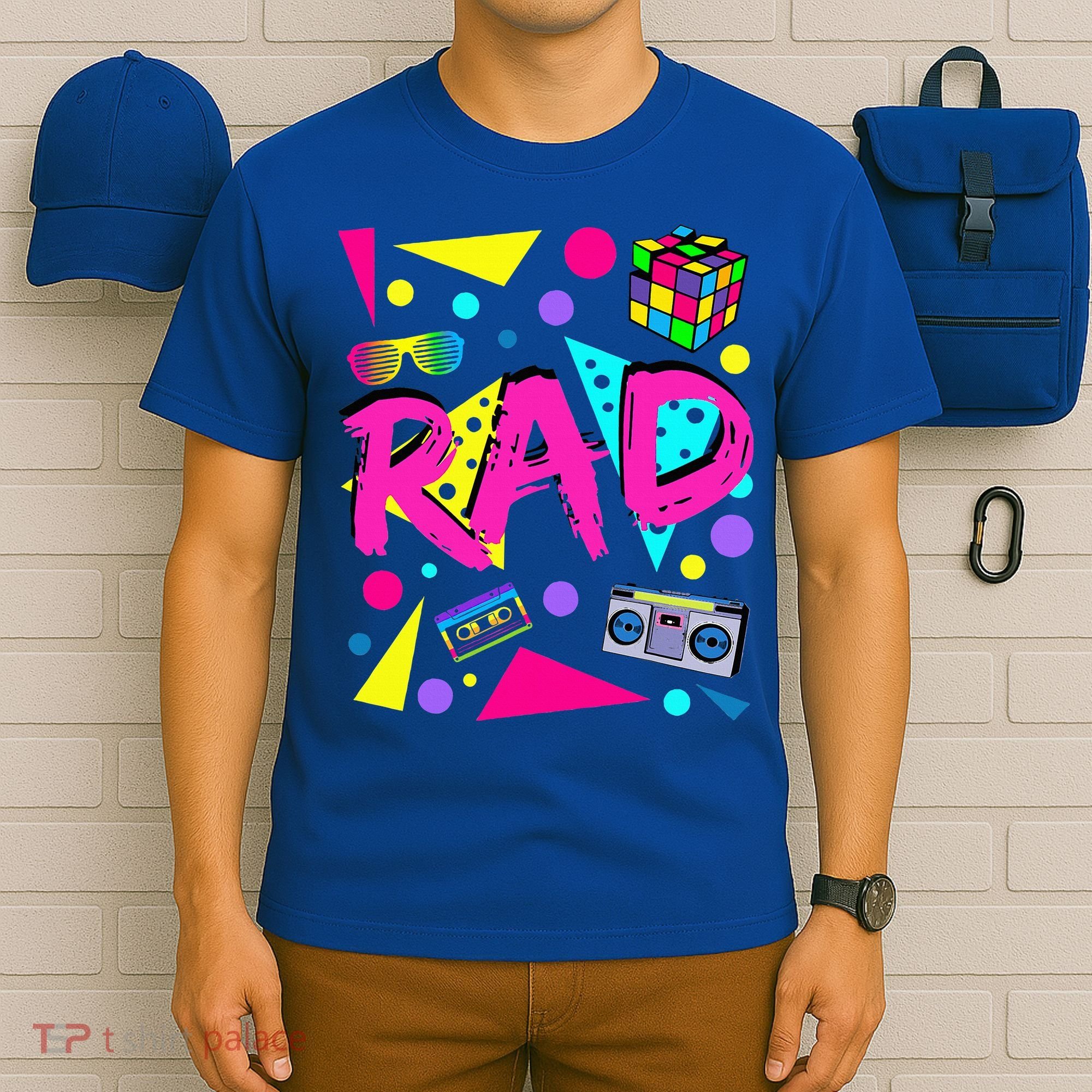 Rad 1980s Vintage Eighties Costume Party T-Shirt