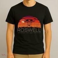 Roswell 1947 Vintage Alien Ufo New Mexico T-Shirt thumb 3