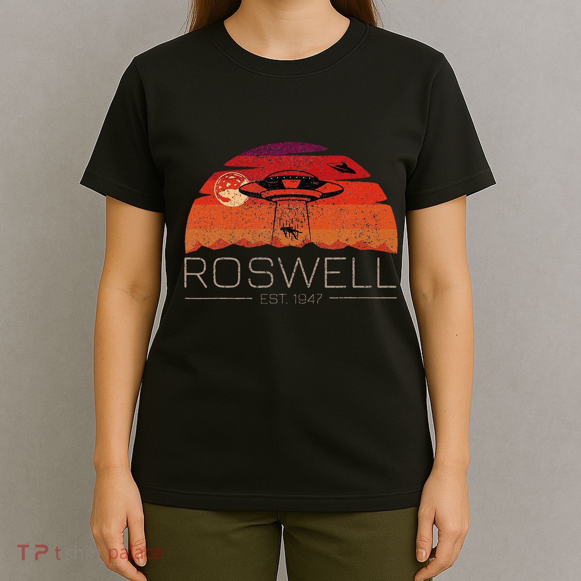 Roswell 1947 Vintage Alien Ufo New Mexico T-Shirt