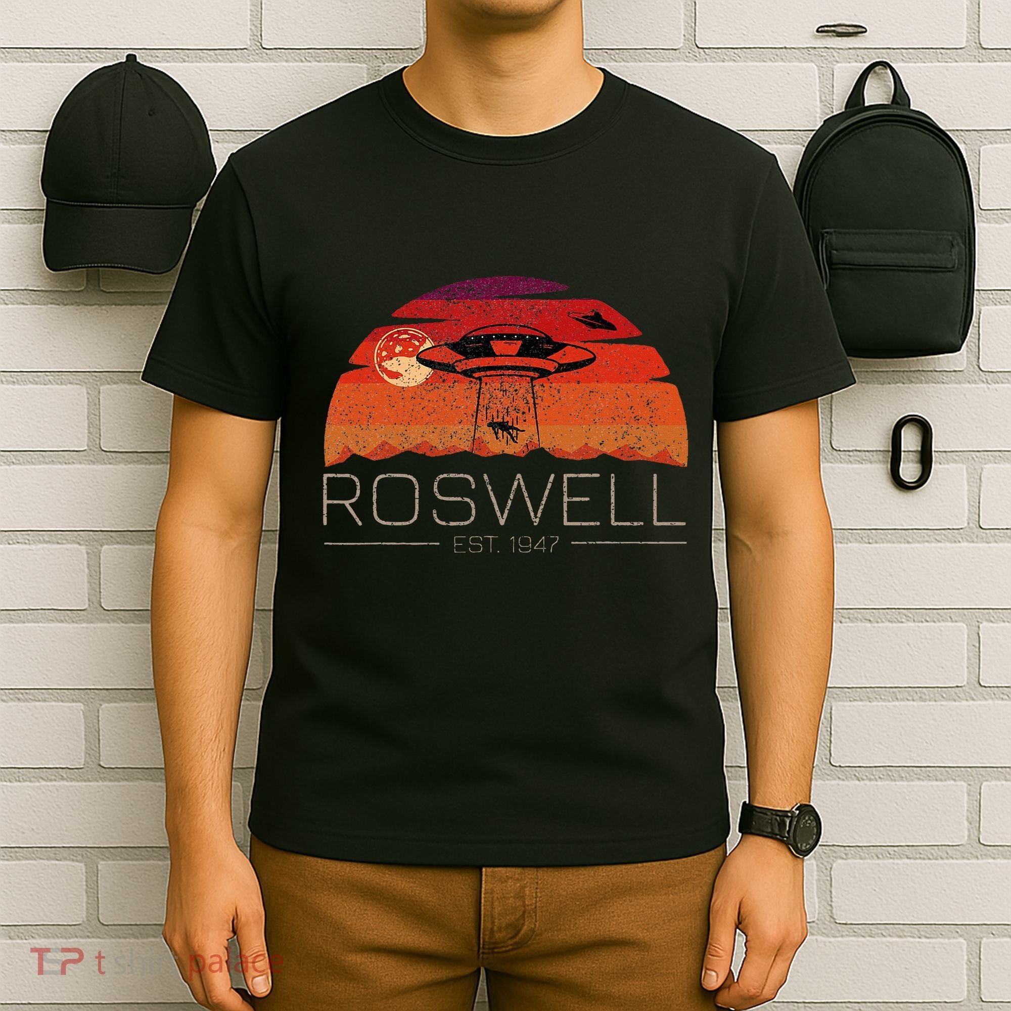 Roswell 1947 Vintage Alien Ufo New Mexico T-Shirt