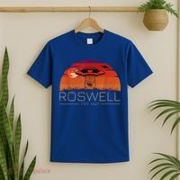 Roswell 1947 Vintage Alien UFO New Mexico T-Shirt thumb 2