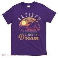 Retired 2026 Living The Dream Vintage Palm Trees T-Shirt thumb 0