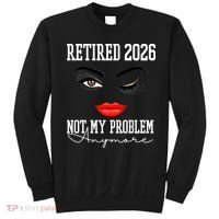 Retired 2026 Not My Problem Anymore Makeup Sweatshirt thumb 0