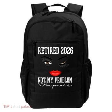 Retired 2026 Not My Problem Anymore Makeup Backpack