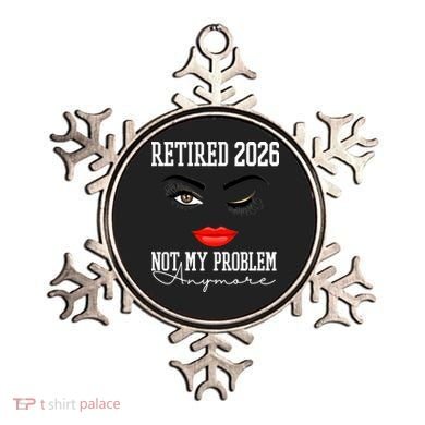 Retired 2026 Not My Problem Anymore Makeup Ornament