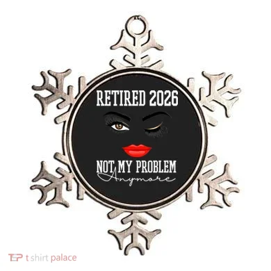 Retired 2026 Not My Problem Anymore Makeup Ornament