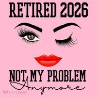Retired 2026 Not My Problem Anymore Makeup Visor thumb 3