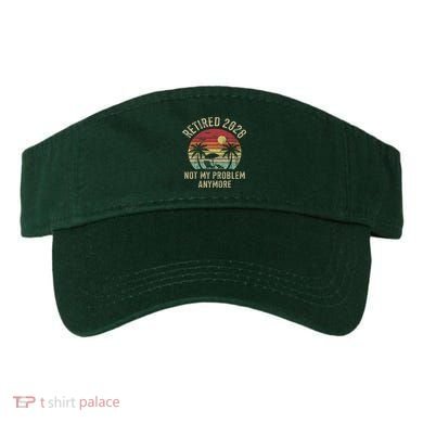 Retired 2026 Not My Problem Anymore Retro Sun Beach Visor