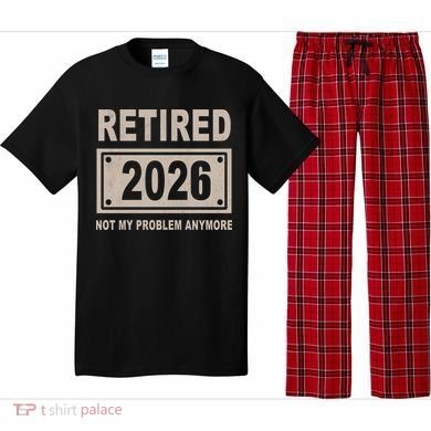 Retired 2026 Not My Problem Anymore Pajama Set