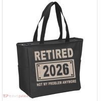 Retired 2026 Not My Problem Anymore Tote Bag thumb 2