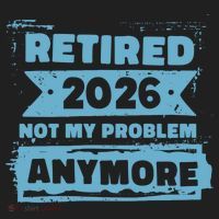 Retired 2026 Not My Problem Anymore Beanie thumb 2