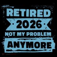 Retired 2026 Not My Problem Anymore Women's Tank Top thumb 5