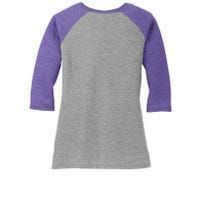 Retired 2026 Not My Problem Anymore Women's Tri-Blend 3/4-Sleeve Raglan Shirt thumb 1