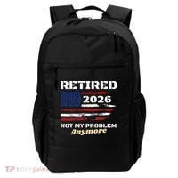 Retired 2026 Not My Problem Anymore American US Flag Backpack thumb 0