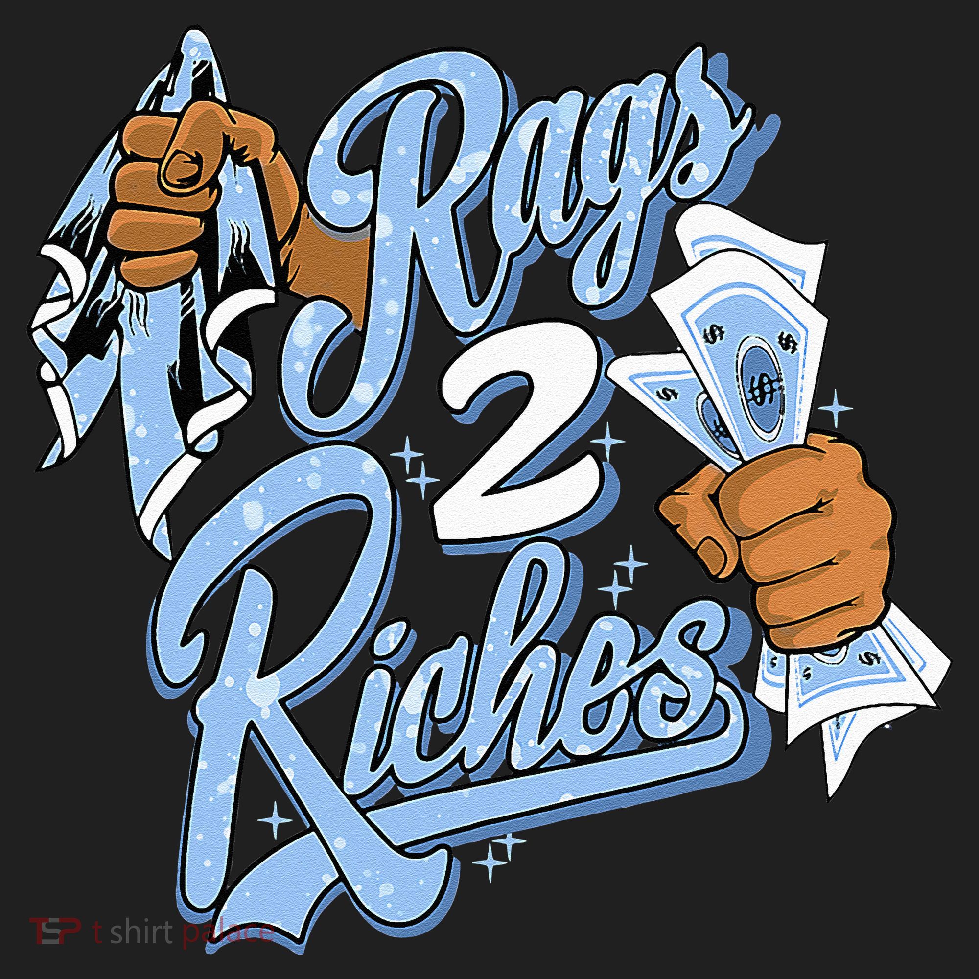 Rags 2 Riches Blue Matching Tee For Men Women Women's Sweatshirt