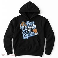 Rags 2 Riches Blue Matching Tee For Men Women Hoodie thumb 0