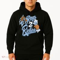 Rags 2 Riches Blue Matching Tee For Men Women Hoodie thumb 2