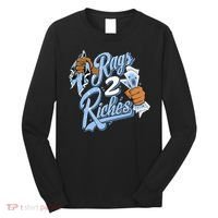 Rags 2 Riches Blue Matching Tee For Men Women Long Sleeve Shirt thumb 0