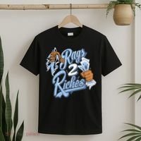 Rags 2 Riches Blue Matching Tee For Men Women T-Shirt thumb 2