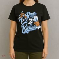 Rags 2 Riches Blue Matching Tee For Men Women T-Shirt thumb 4
