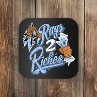 Rags 2 Riches Blue Matching Tee For Men Women Coaster thumb 0