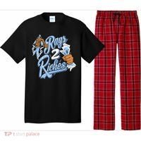 Rags 2 Riches Blue Matching Tee For Men Women Pajama Set thumb 0