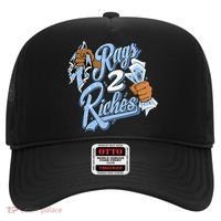 Rags 2 Riches Blue Matching Tee For Men Women Hat thumb 0