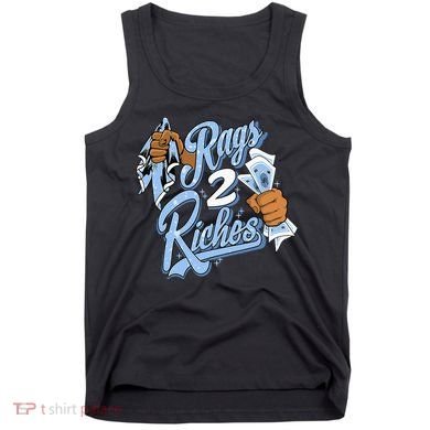 Rags 2 Riches Blue Matching Tee For Men Women Tank Top