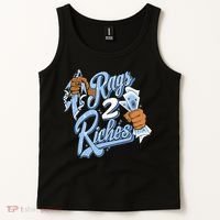 Rags 2 Riches Blue Matching Tee For Men Women Tank Top thumb 2