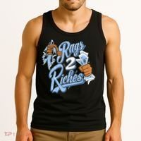Rags 2 Riches Blue Matching Tee For Men Women Tank Top thumb 3