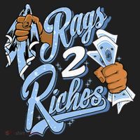 Rags 2 Riches Blue Matching Tee For Men Women Golf Towel thumb 3