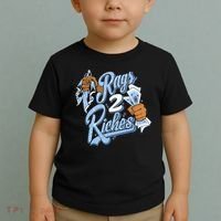 Rags 2 Riches Blue Matching Tee For Men Women Toddler T-Shirt thumb 2