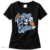Rags 2 Riches Blue Matching Tee For Men Women Women's T-Shirt thumb 0