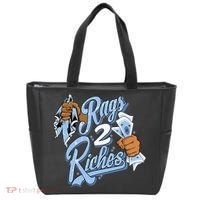 Rags 2 Riches Blue Matching Tee For Men Women Tote Bag thumb 0