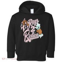 Rags 2 Riches Retro Easter 5s Matching Toddler Hoodie thumb 0