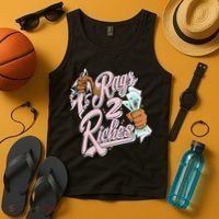 Rags 2 Riches Retro Easter 5s Matching Tank Top thumb 4