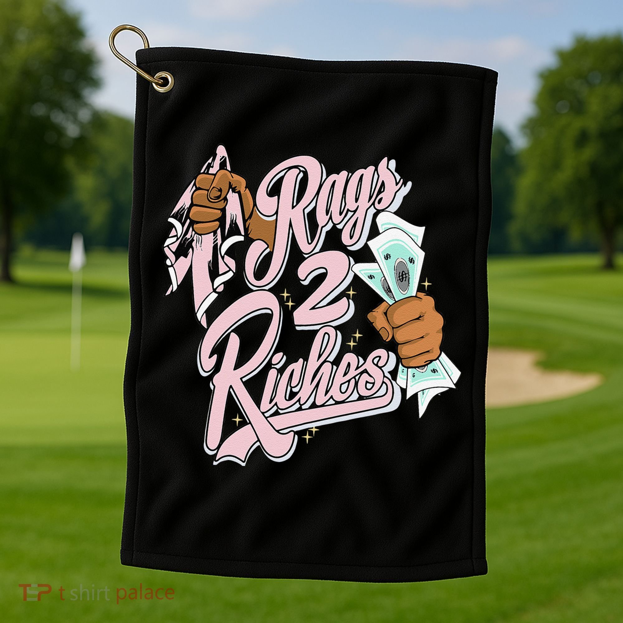 Rags 2 Riches Retro Easter 5s Matching Golf Towel