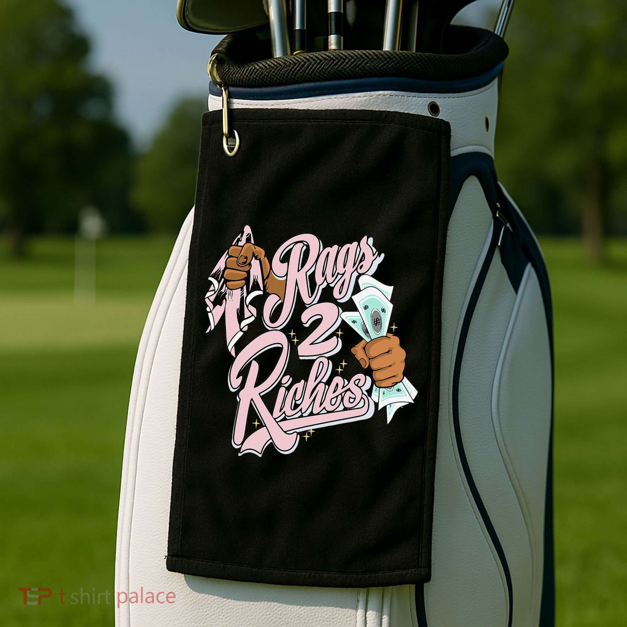 Rags 2 Riches Retro Easter 5s Matching Golf Towel