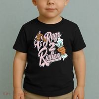Rags 2 Riches Retro Easter 5s Matching Toddler T-Shirt thumb 2