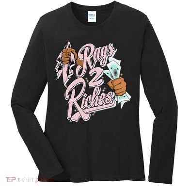 Rags 2 Riches Retro Easter 5s Matching Women's Long Sleeve Shirt
