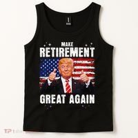 Make Retirement Great Great Again Trump Tank Top thumb 2